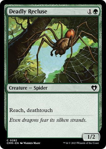 Deadly Recluse (Commander Masters) Near Mint