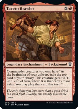 Tavern Brawler (Commander Legends: Battle for Baldur's Gate) Near Mint Foil