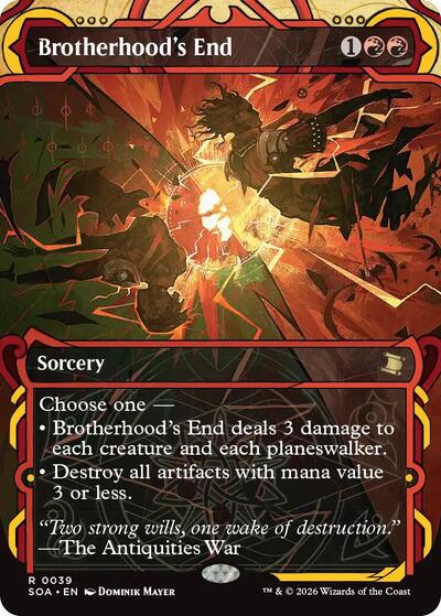 Brotherhood's End (Secrets of Strixhaven: Mystical Archive) Near Mint Foil