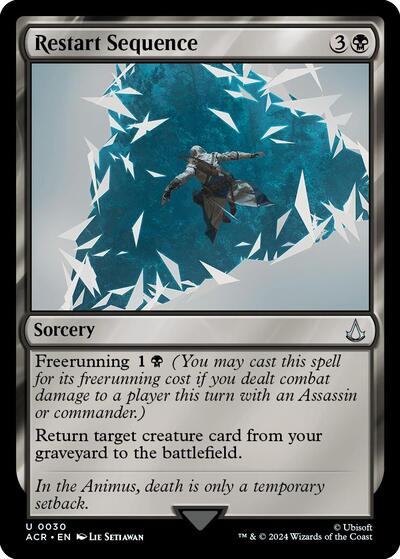 Restart Sequence (Universes Beyond: Assassin's Creed) Near Mint Foil