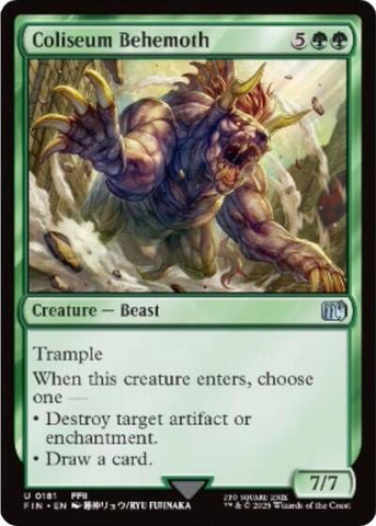 Coliseum Behemoth (Universes Beyond: FINAL FANTASY) Near Mint Foil