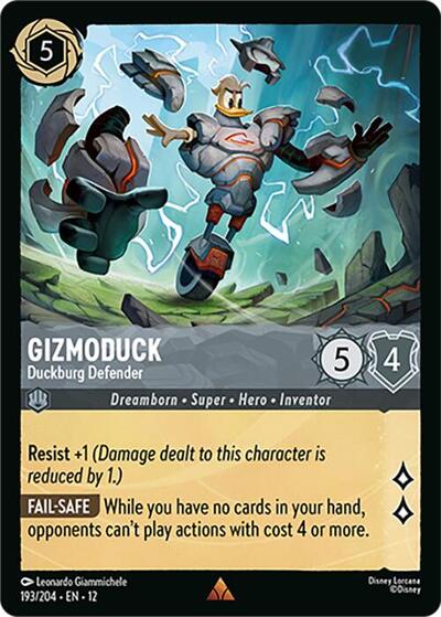 Gizmoduck - Duckburg Defender (Wilds Unknown) Near Mint