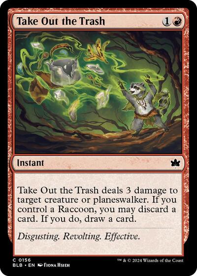Take Out the Trash (Bloomburrow) Near Mint Foil