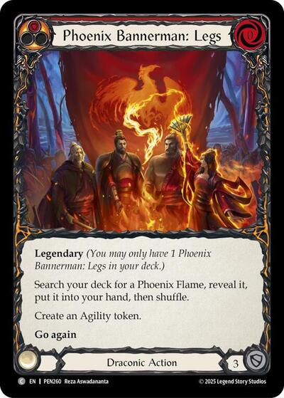 Phoenix Bannerman Legs (Red) (Compendium of Rathe) Near Mint Foil