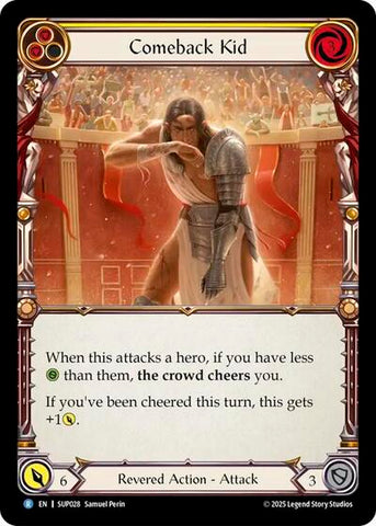 Comeback Kid (Yellow) (Super Slam) Near Mint