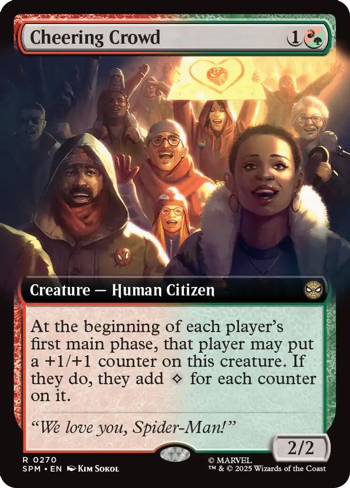 Cheering Crowd (Extended Art)
