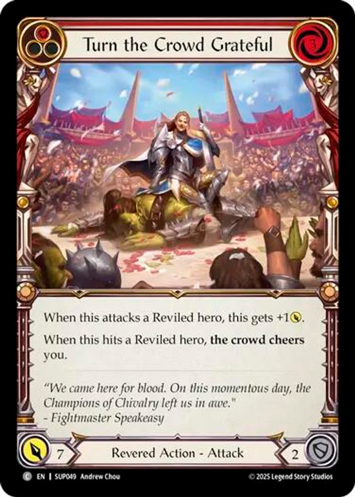 Turn the Crowd Grateful (Red)