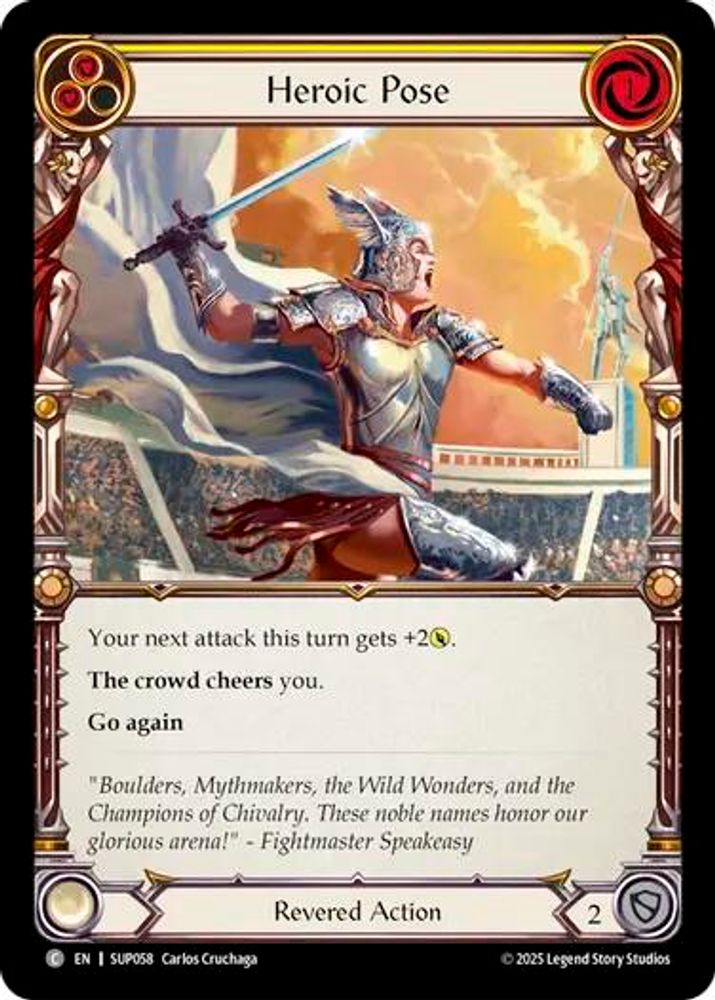 Heroic Pose (Yellow)
