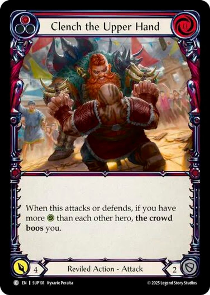 Clench the Upper Hand (Red)