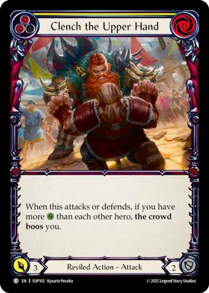 Clench the Upper Hand (Yellow)