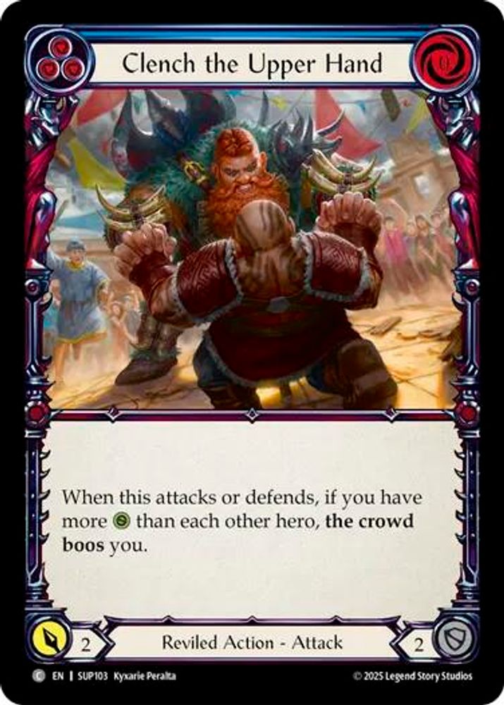 Clench the Upper Hand (Blue)