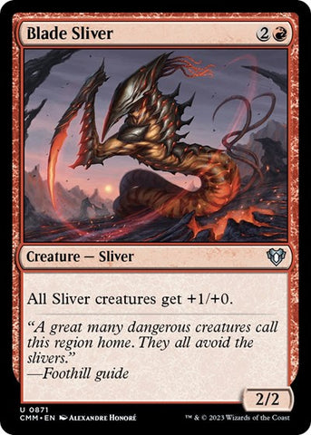 Blade Sliver (Commander Masters) Near Mint