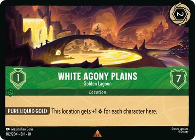 White Agony Plains - Golden Lagoon (Whispers in the Well) Near Mint