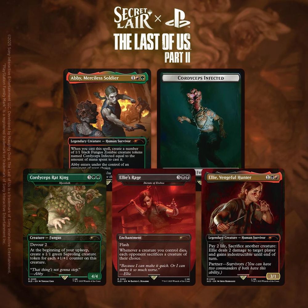 Secret Lair x The Last of Us Part II - Non-Foil Edition