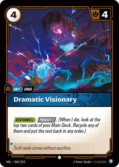 Dramatic Visionary (Unleashed) Near Mint Foil