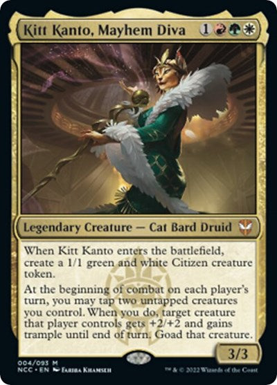 Kitt Kanto, Mayhem Diva (Commander: Streets of New Capenna) Near Mint Foil
