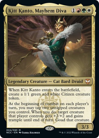 Kitt Kanto, Mayhem Diva (Commander: Streets of New Capenna) Near Mint Foil