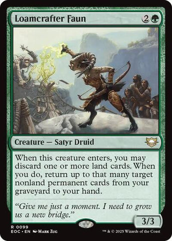 Loamcrafter Faun (Commander: Edge of Eternities) Near Mint