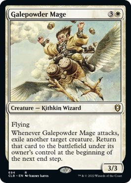 Galepowder Mage (Commander Legends: Battle for Baldur's Gate) Near Mint