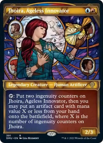 Jhoira, Ageless Innovator (Showcase) (Dominaria United) Near Mint Foil