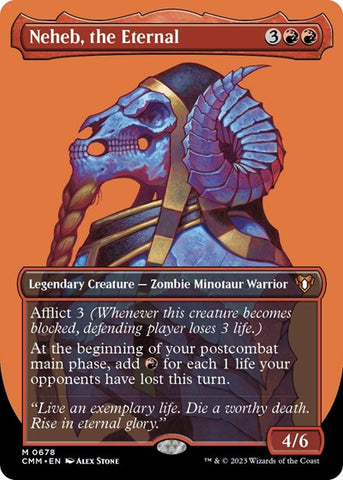 Neheb, the Eternal (Borderless) (Commander Masters) Near Mint Foil