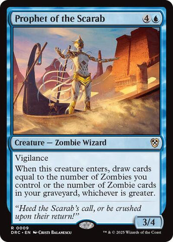 Prophet of the Scarab (Commander: Aetherdrift) Near Mint