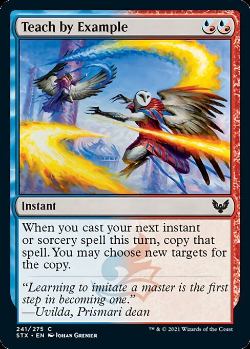 Teach by Example (Strixhaven) Near Mint