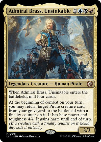Admiral Brass, Unsinkable (Commander: The Lost Caverns of Ixalan) Near Mint