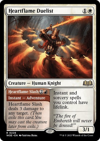 Heartflame Duelist (Wilds of Eldraine) Near Mint
