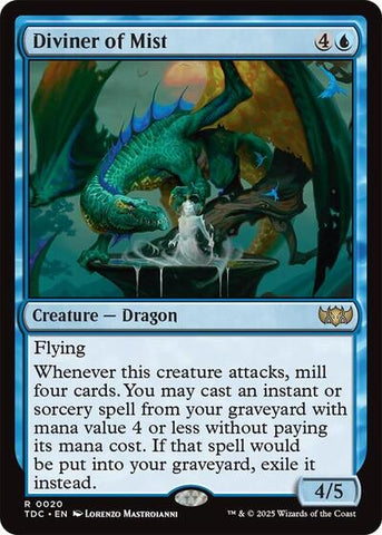 Diviner of Mist (Commander: Tarkir: Dragonstorm) Near Mint