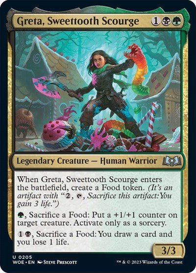 Greta, Sweettooth Scourge (Wilds of Eldraine) Near Mint Foil