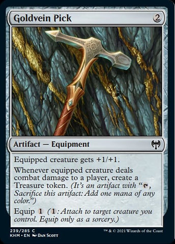 Goldvein Pick (Kaldheim) Near Mint Foil