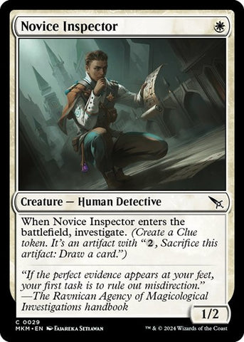 Novice Inspector (Murders at Karlov Manor) Near Mint