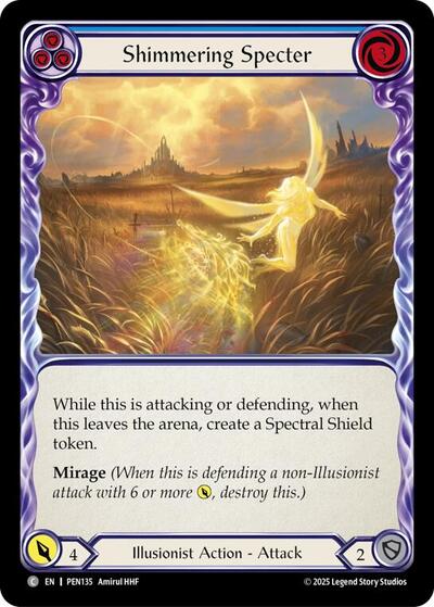 Shimmering Specter (Blue) (Compendium of Rathe) Near Mint Foil