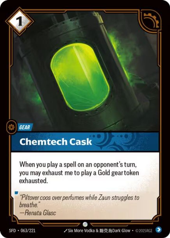 Chemtech Cask