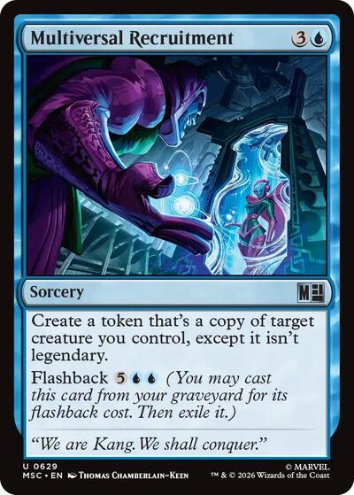Multiversal Recruitment (Commander: Marvel Super Heroes) Near Mint Foil