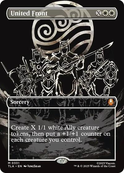 United Front (Borderless) (Avatar: The Last Airbender) Near Mint Foil