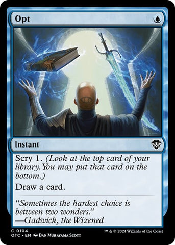 Opt (Commander: Outlaws of Thunder Junction) Near Mint