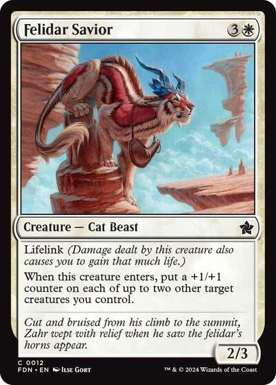 Felidar Savior (Foundations) Near Mint Foil