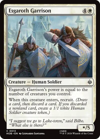 Esgaroth Garrison (The Hobbit) Near Mint Foil