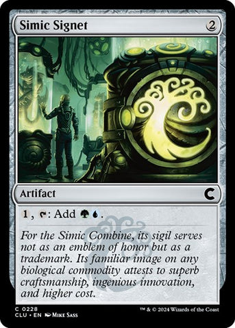 Simic Signet (Ravnica: Clue Edition) Near Mint