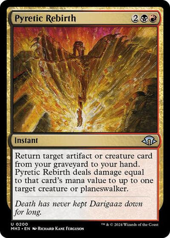 Pyretic Rebirth (Modern Horizons 3) Near Mint Foil
