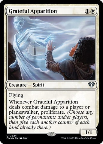 Grateful Apparition (Commander Masters) Near Mint