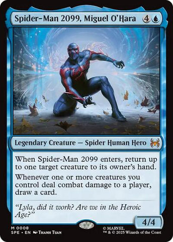 Spider-Man 2099, Miguel O'Hara (Marvel's Spider-Man: Eternal-Legal) Near Mint Foil