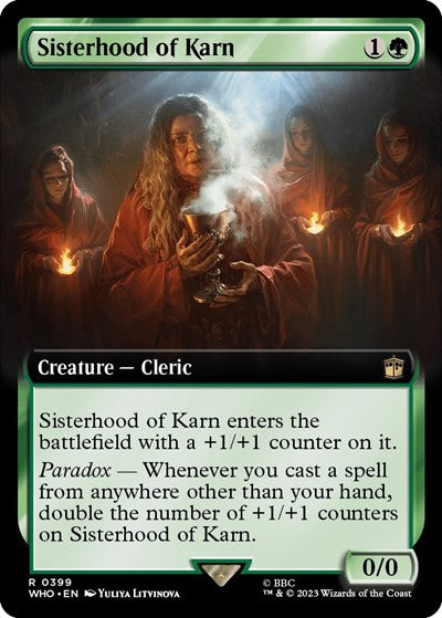 Sisterhood of Karn (Extended Art) (Universes Beyond: Doctor Who) Near Mint Foil