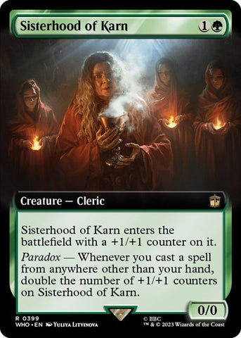 Sisterhood of Karn (Extended Art) (Universes Beyond: Doctor Who) Near Mint Foil