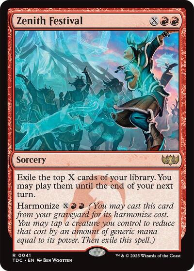 Zenith Festival (Commander: Tarkir: Dragonstorm) Near Mint