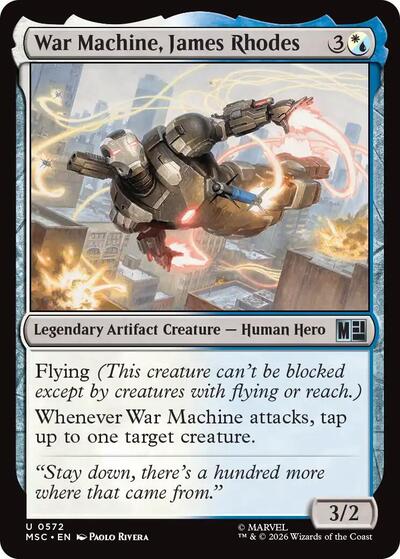 War Machine, James Rhodes (Marvel Super Heroes) Near Mint Foil