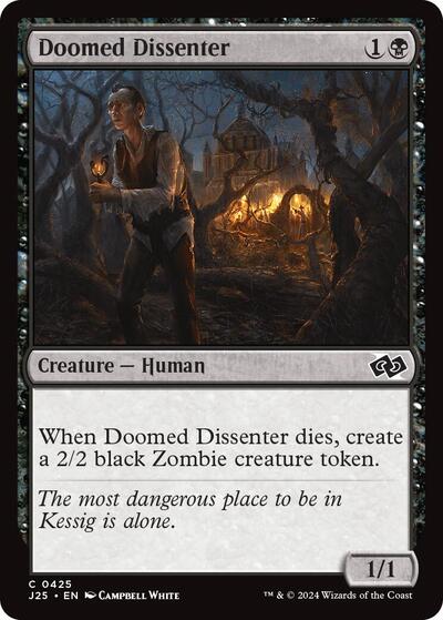 Doomed Dissenter (Foundations Jumpstart) Near Mint