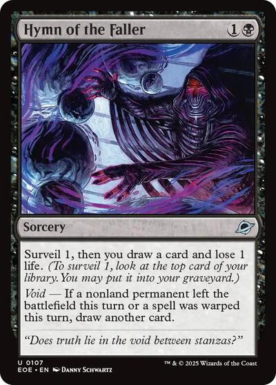 Hymn of the Faller (Edge of Eternities) Near Mint
